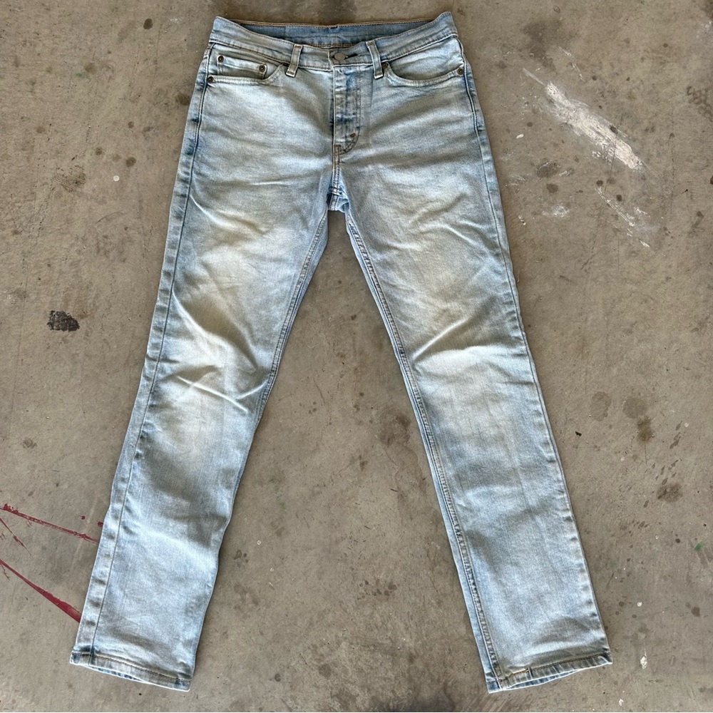 Vintage light wash blue jeans Levi’s 511 slim fit jeans denim size 29x30